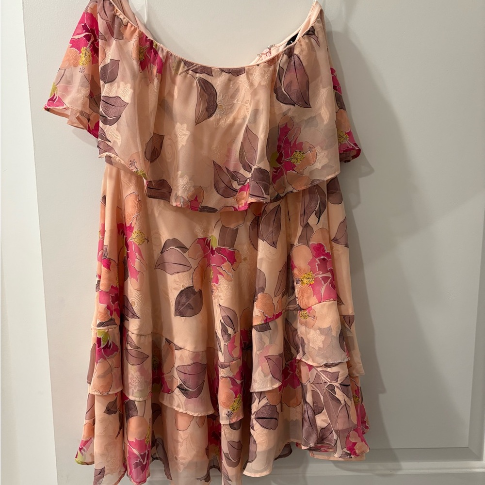 Floral Off-Shoulder Dress
